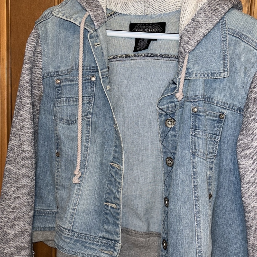 Sweatshirt Jean jacket - Picture 3 of 5